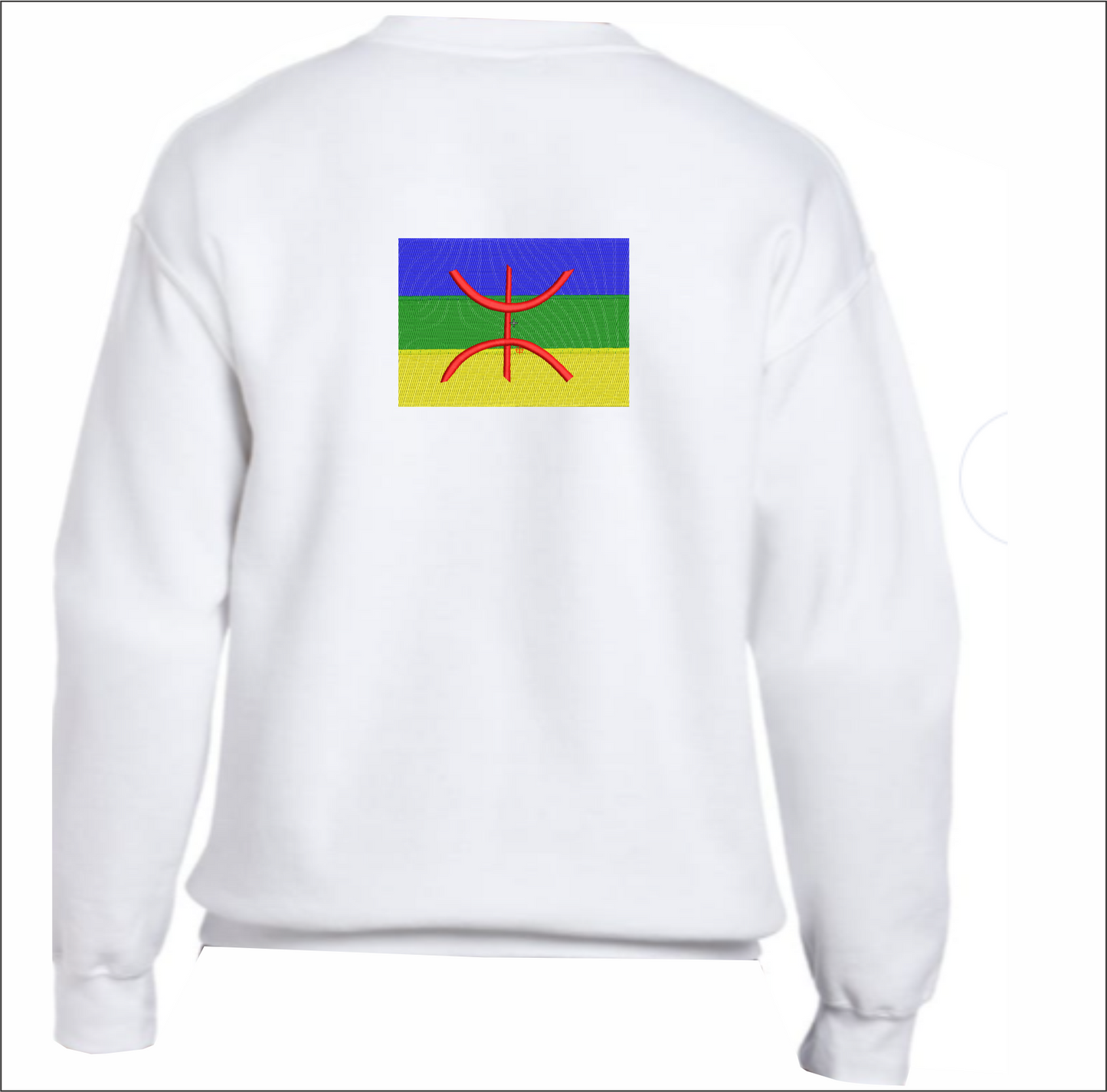 Sweat Berbère Brodé – Affiche ta fierté Amazigh en style