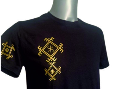 Tattoo T-shirt Amazigh floqué – t-shirt culture berbère et identité amazighe