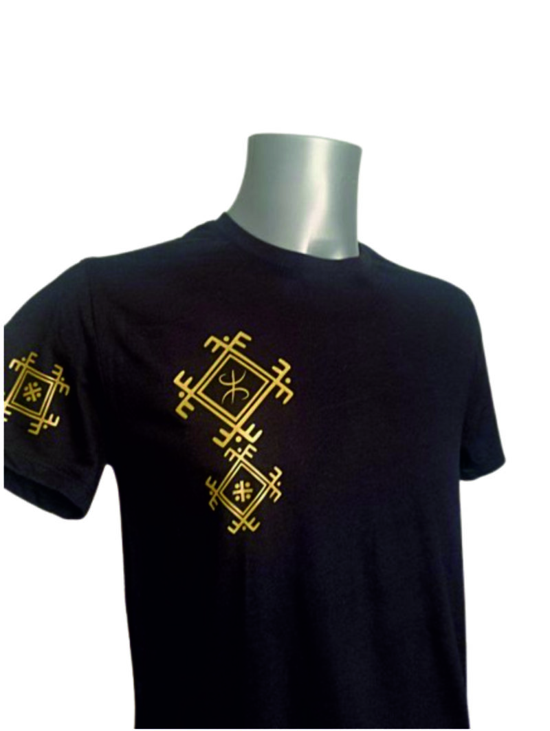 Tattoo T-shirt Amazigh floqué – t-shirt culture berbère et identité amazighe