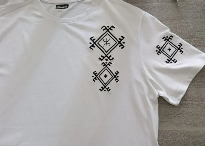 t-shirt kabyle brodé édition signature