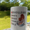 mug personnalisé avec photo et texte