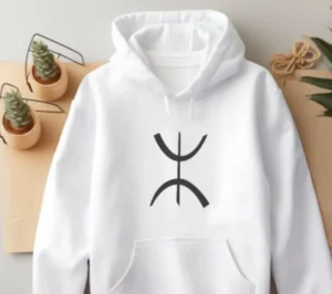 sweat floqué avec la lettre yaz